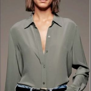 Zara Silk Blouse- US Large, Mex 30